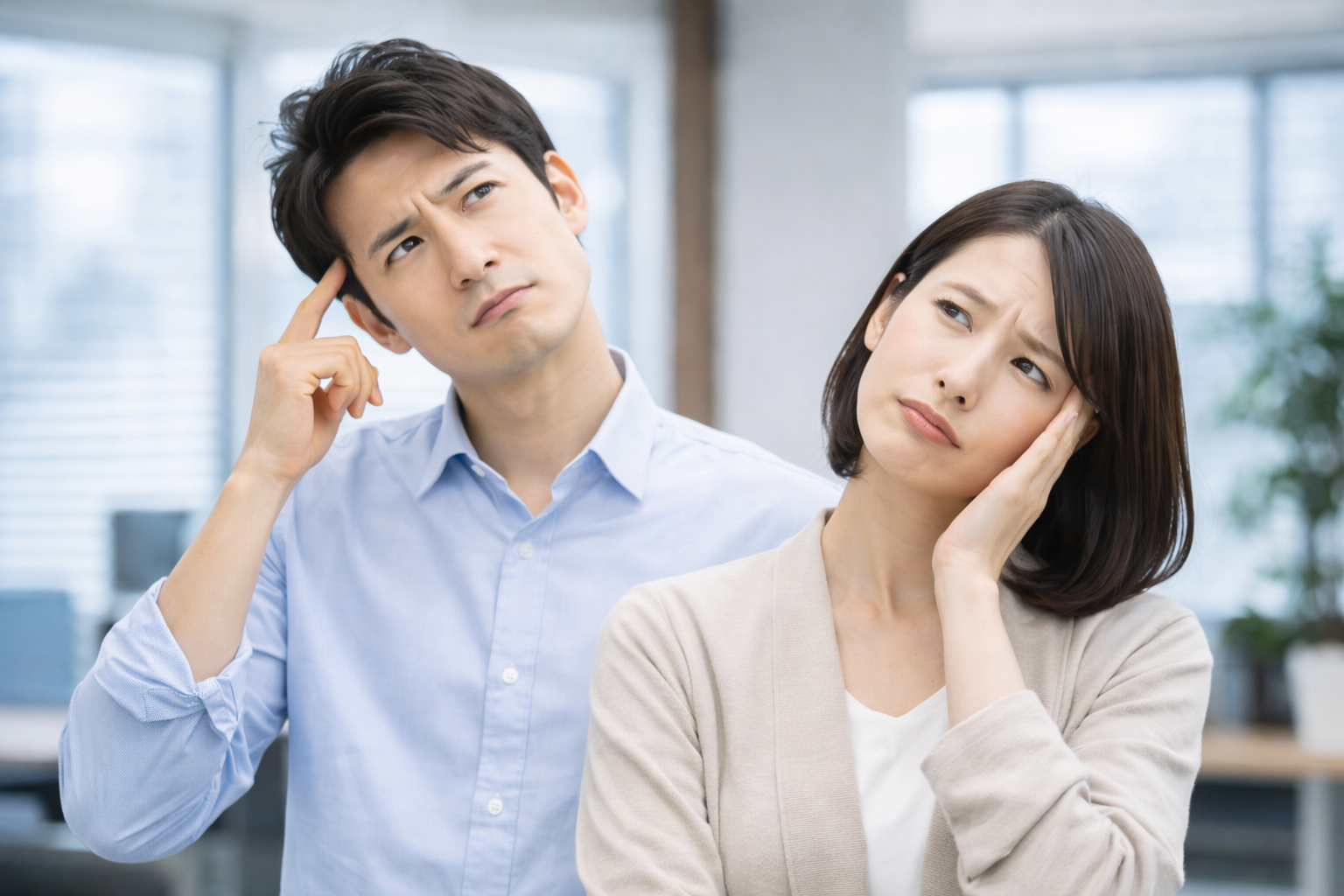 転職に悩む人のイメージ